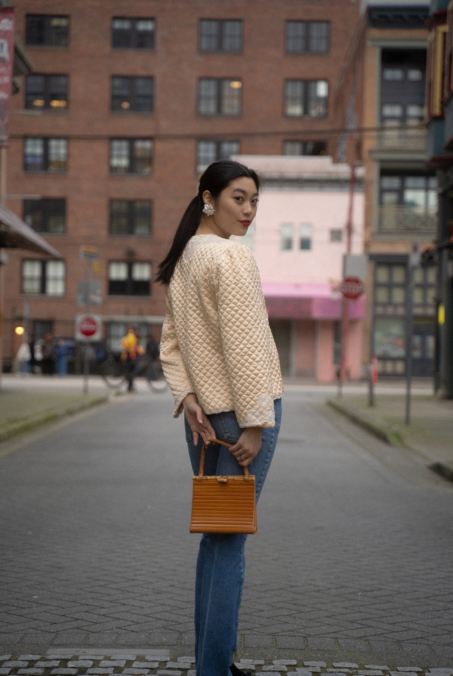Vintage Bamboo Purse
