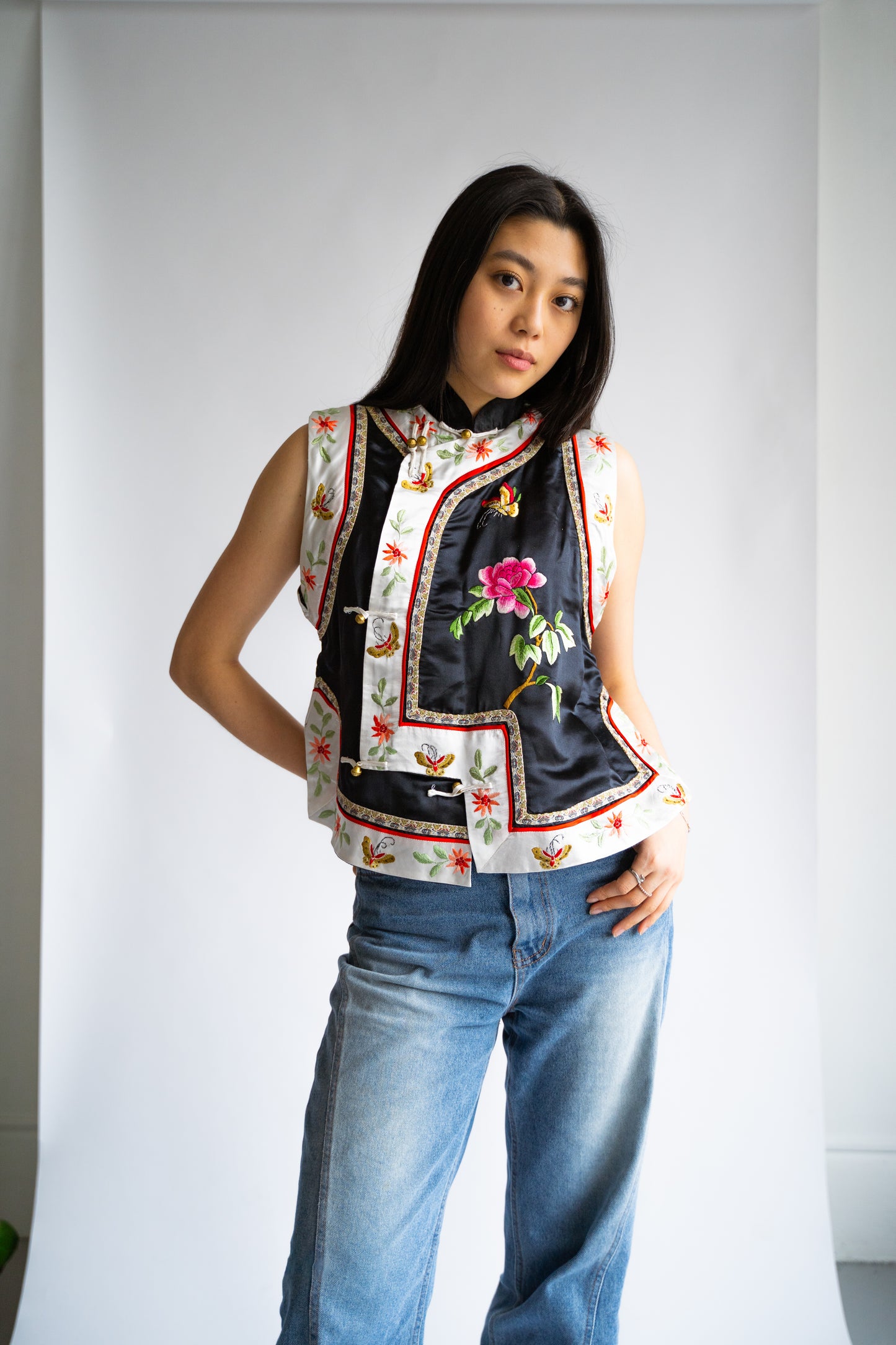 Silky Floral Tank