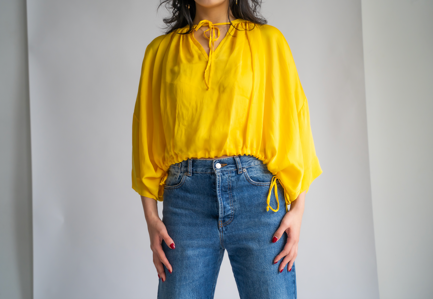 Yellow Rhode Blouse
