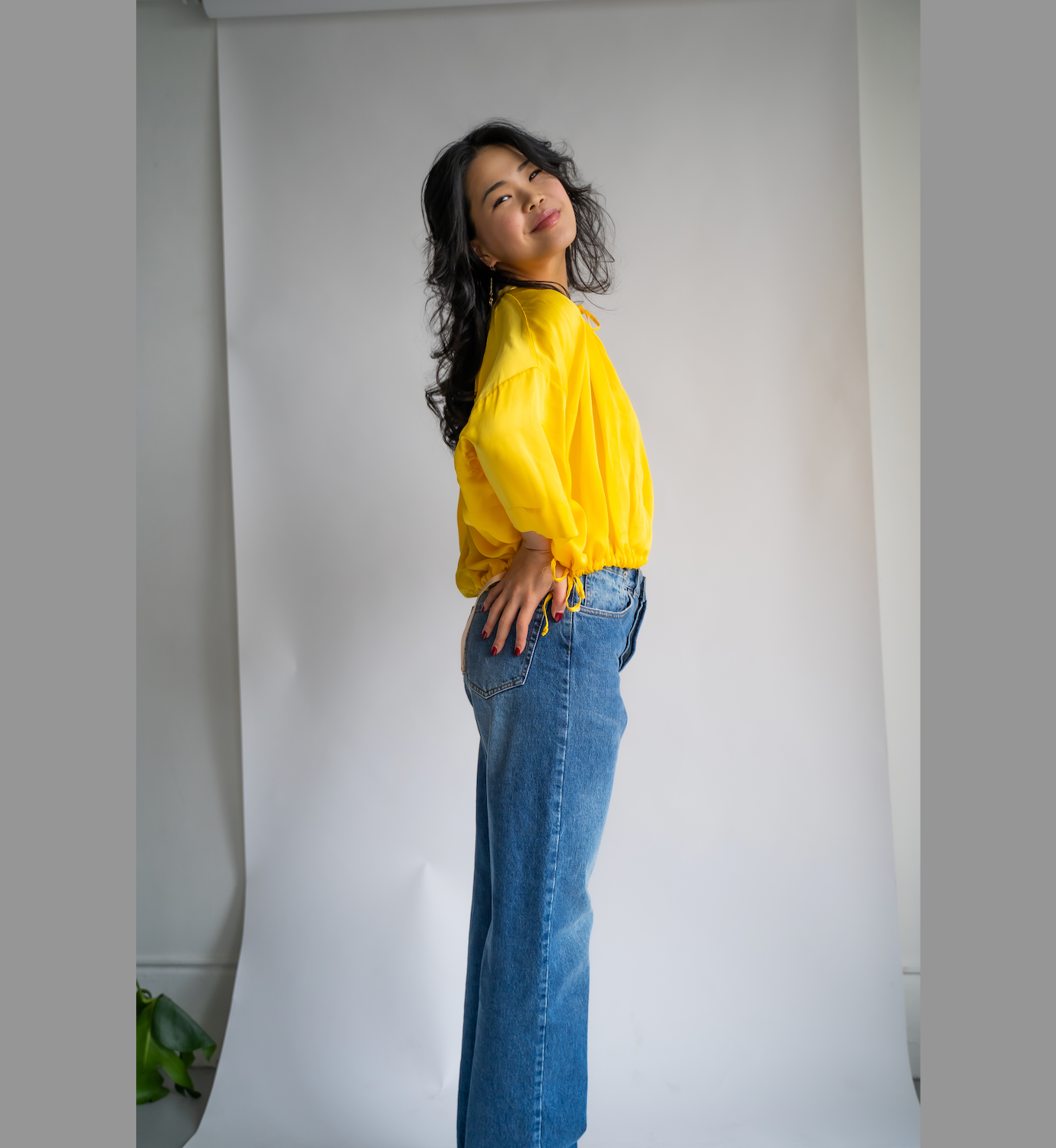 Yellow Rhode Blouse