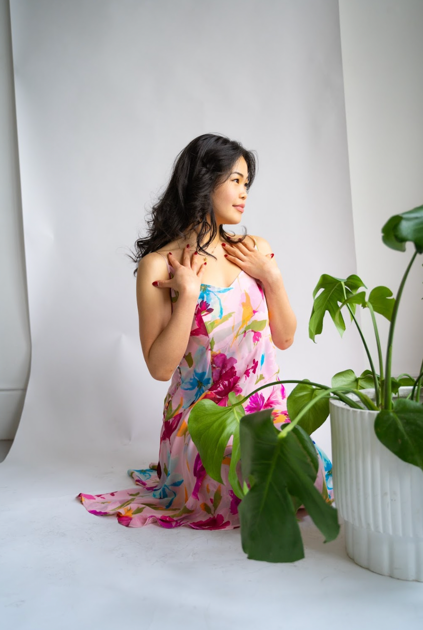 Escada floral dress