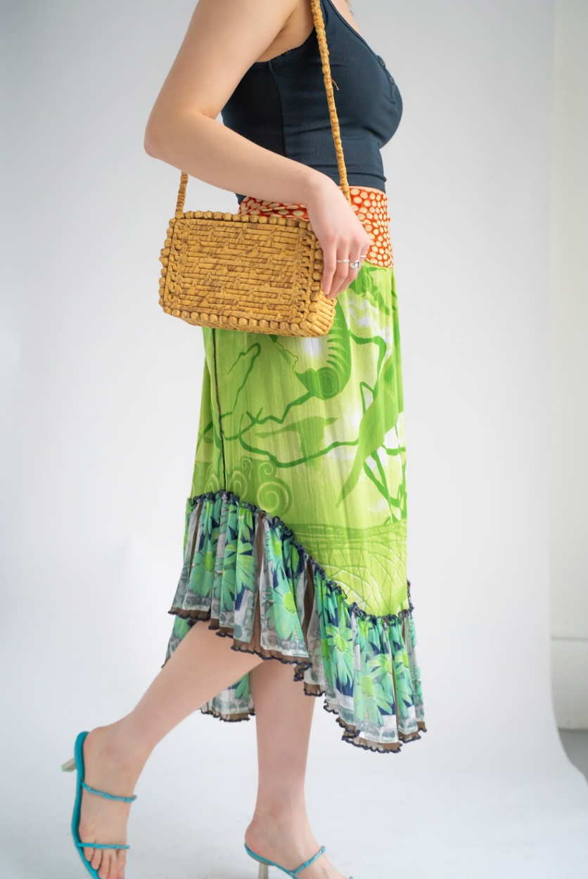 Vintage straw bag