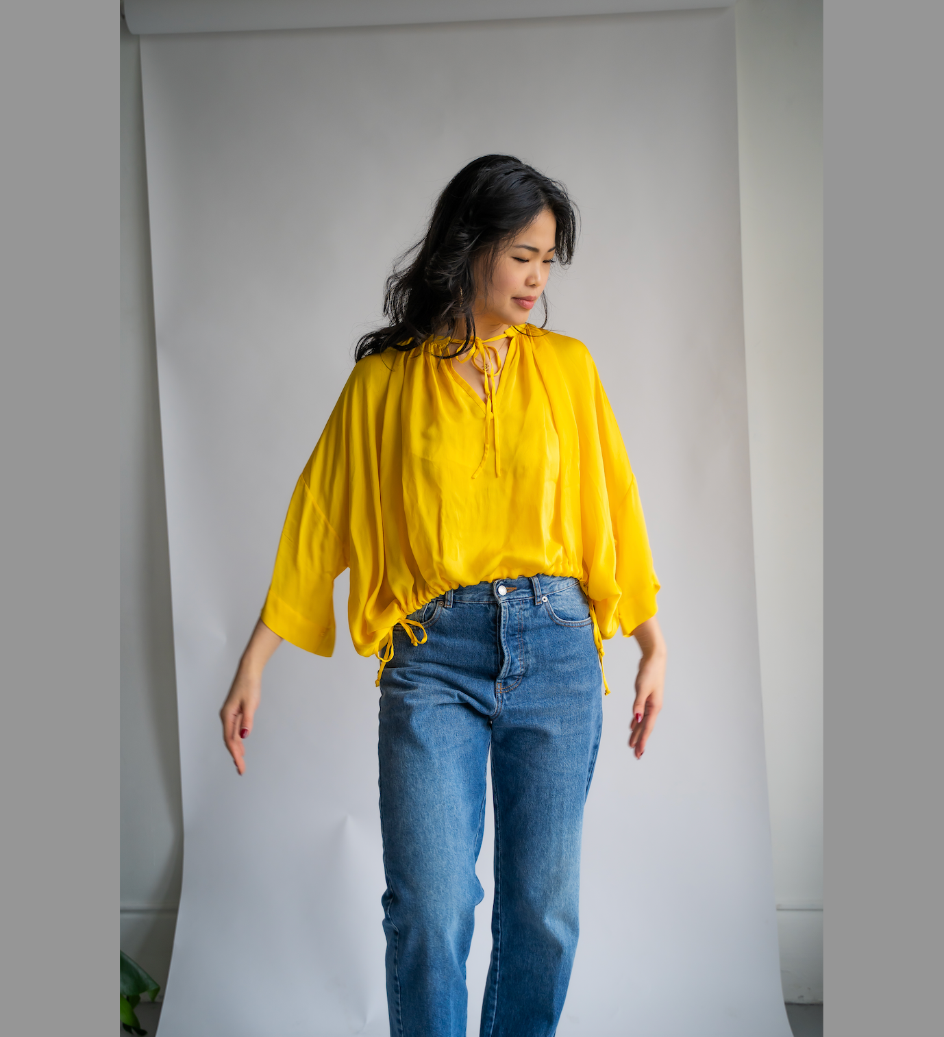 Yellow Rhode Blouse