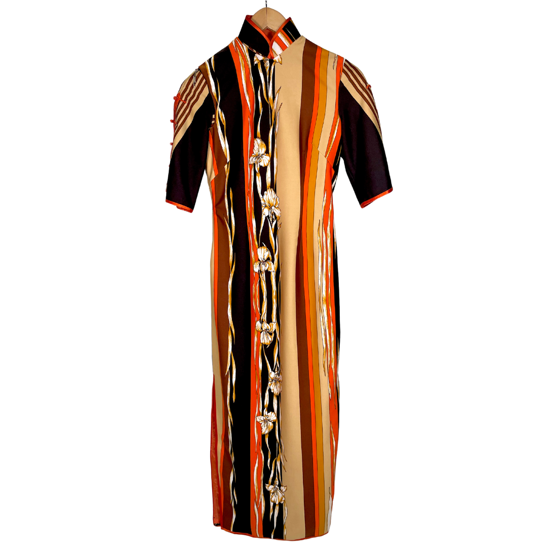 Vintage Beaded Cheongsam