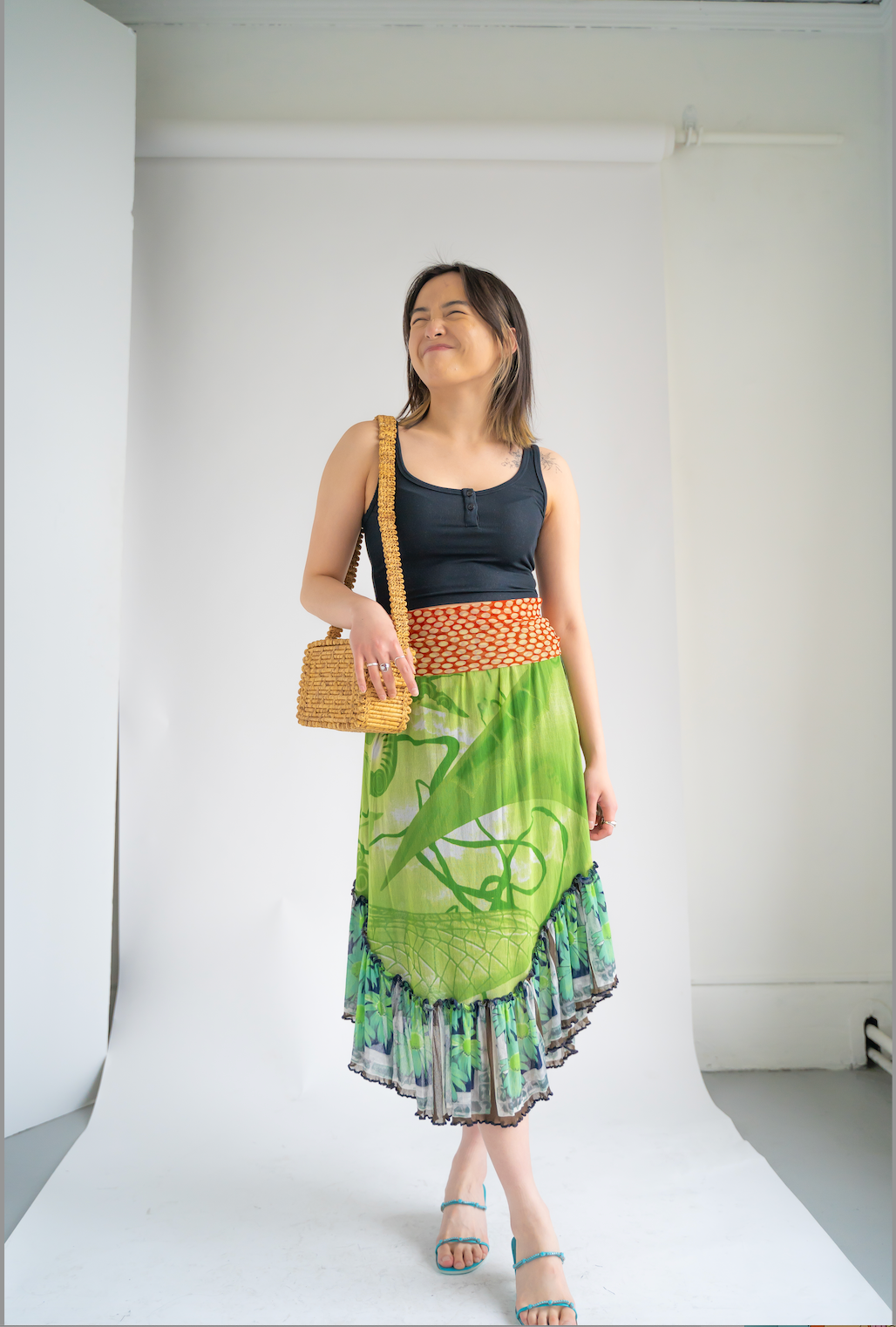 Jean Paul Gaultier Mesh Skirt