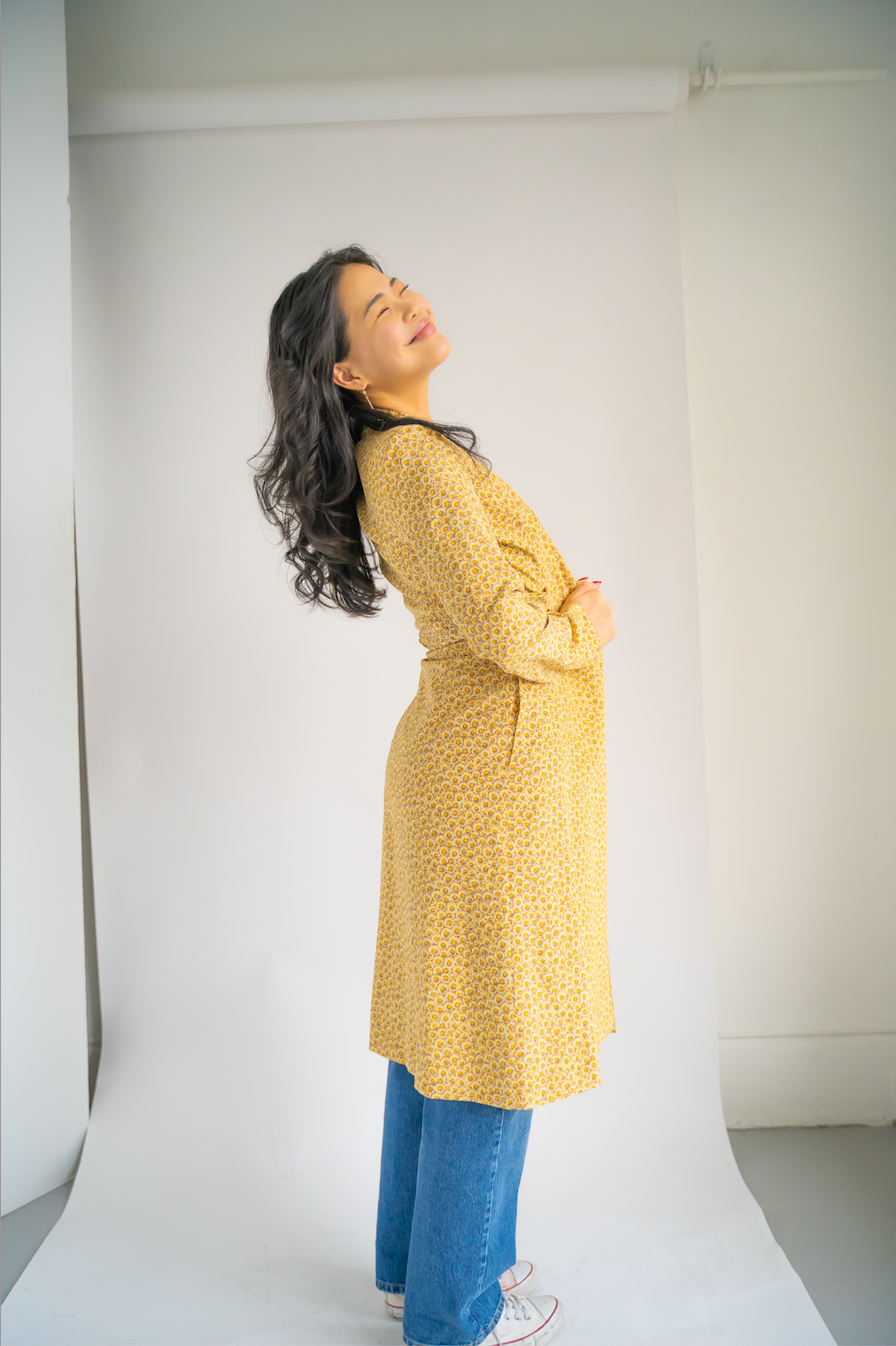 Genny Floral Yellow Jacket
